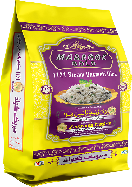 Mabrook Gold – Steam Basmati Rice – 25KG