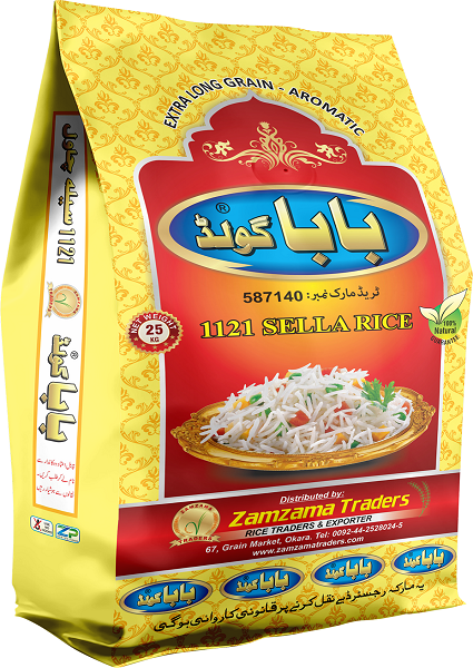 BABA Gold-SELLA RICE-25 KG