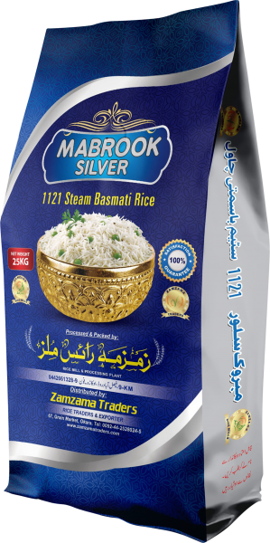 Mabrook Silver- Steam Basmati Rice 25Kg